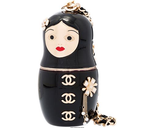 chanel russian doll handbag|chanel novelty bags.